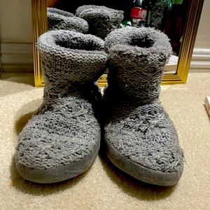 Grey booties